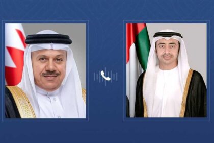 بحث مجمل التطورات الإقليمية وتضامن الإمارات مع البحرين إثر الاعتداءات.