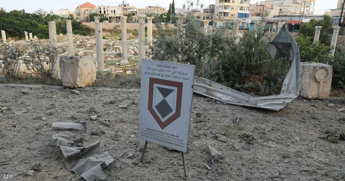أكبر أذى للموقع الأثري العالمي في صور بسبب الغارات الإسرائيلية الأخيرة