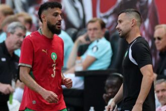 مزراوي يعود للتدريبات مع المغرب بعد إصابة الكتف قبيل مواجهة البرازيل