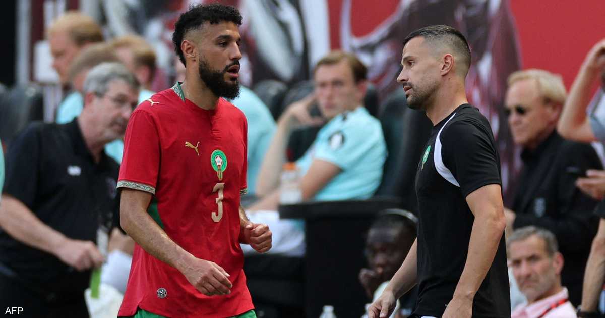 مزراوي يعود للتدريبات مع المغرب بعد إصابة الكتف قبيل مواجهة البرازيل