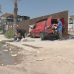 نازحون من جنوب لبنان يفترشون الأرض في ضواحي صيدا بعد فقدان منازلهم بسبب الحرب