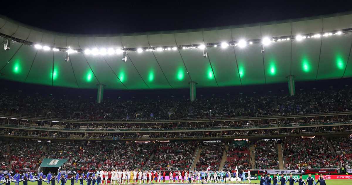 مستوى حضور مرتفع في مباراة كأس العالم المكسيكية رغم المقاعد الفارغة