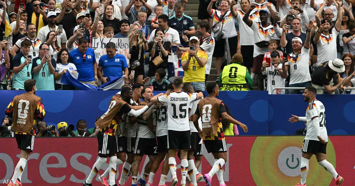 ألمانيا تنتصر 7-1 على كوراساو وتتقدم في مباراة كأس العالم.
