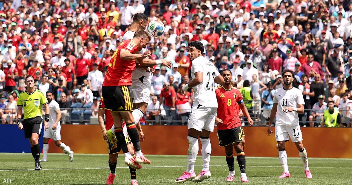 مصر تعادل بلجيكا بهدف لكلها في مباراة نارية ضمن كأس العالم