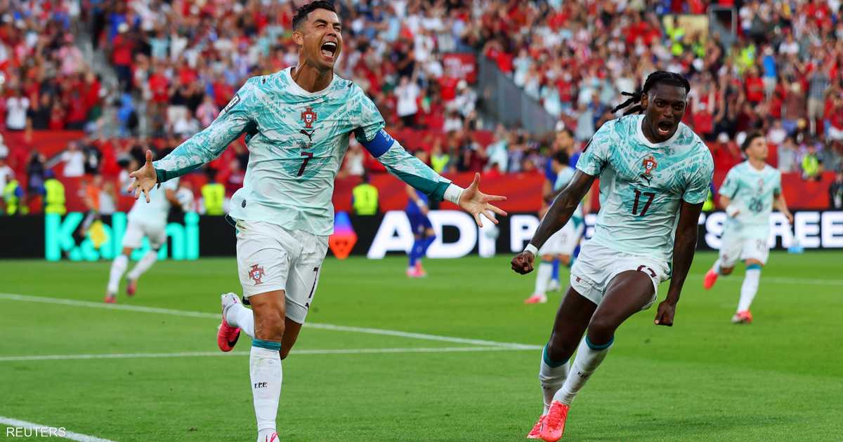 البرتغال تعادل مع كرواتيا بهدف لكل في المباراة الودية.