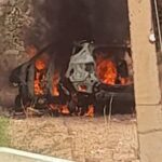 انفجار عربة سيارة أمام منزل رئيس تحرير صحيفة حوار الاقتصادية في الخرطوم.
