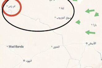 الدائرة السوداء تحت حصار القوات المسلحة ونداء للسماح للمدنيين بالخروج.