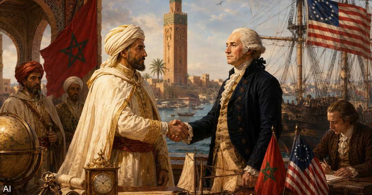 السلطان المغربي يسبق الاعتراف الدولي بالولايات المتحدة عام 1777