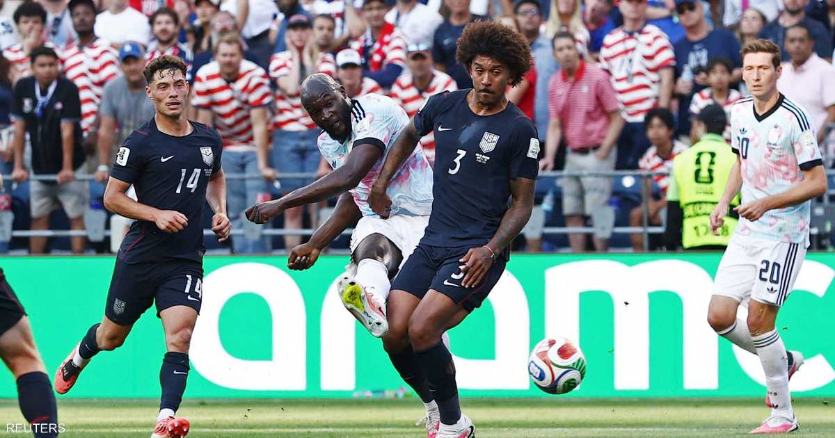 بلجيكا تتفوق على الولايات المتحدة بأربعة أهداف نظيفة في ربع نهائي كأس العالم