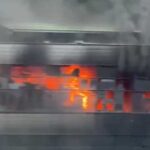 اندلع حريق في مصنع للأحذية بمقاطعة فوجيان الصينية.