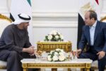 رئيس دولة الإمارات يلتقي الرئيس المصري في العلمين لبحث تطورات إقليمية ودولية