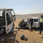 حادث مروري يصيب منسوبي الهيئة العامة للأبحاث الجيولوجية قبل افتتاح معملها بولاية نهر النيل.