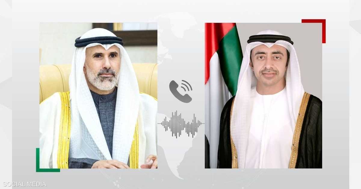 اتصال بحث المستجدات الإقليمية وتعزيز الأمن والاستقرار في الشرق الأوسط وسبل تعزيز التعاون المشترك بين البلدين.