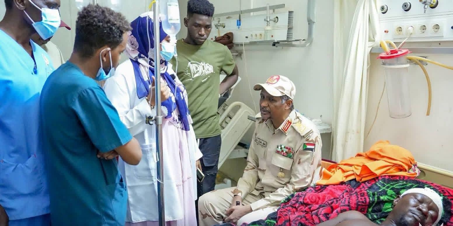 فريق طبي أجنبي يصل لمتابعة حالة قيادي بالدعم السريع في مستشفى ميداني بنيالا.