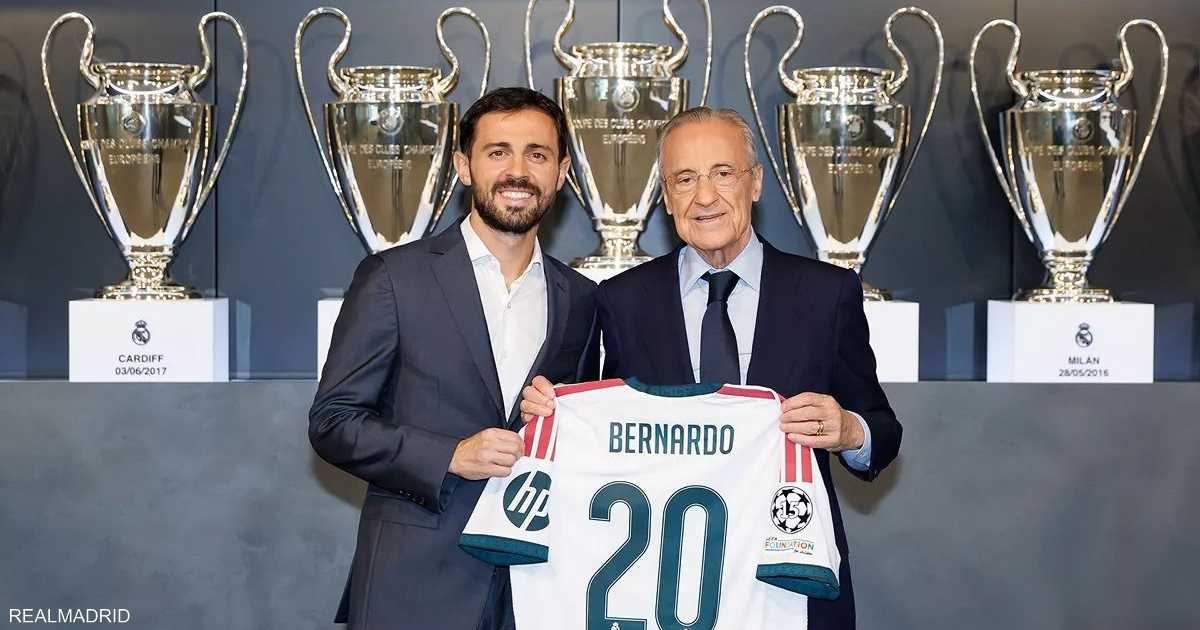 برناردو سيلفا يوقع عقده الجديد مع ريال مدريد حتى 2028