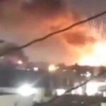 انفجار مخزن سلاح في منطقة الغيران بمصراتة وتطاير قذائف وسقطات في المناطق المحيطة