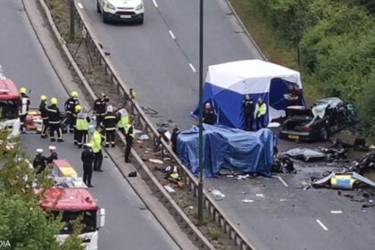 قتل سبعة أشخاص بينهم شرطيان في تصادم على طريق إيه 66 قرب ميدلزبره.