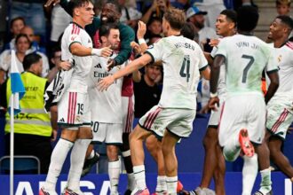ريال مدريد يفوز على إسبانيول في اللحظات الأخيرة ليعود للصدارة بفضل هدف إسبي في الدقيقة 90