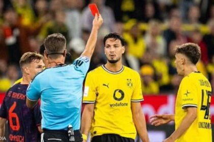 بن سبعيني يغيب عن كأس السوبر بسبب الطرد في مباراة دورتموند وبايرن