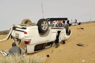 نجاة قيادات تربوية من حادث سير في الشمالية أثناء جولة امتحانات.