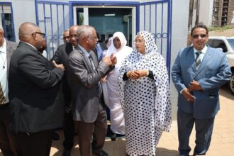 آمنة ميرغني تفتتح مبنى وكالة الاستعلام الائتماني المُحسّن في الخرطوم