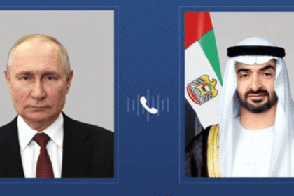 رئيس الإمارات وروسيا يتبادلان وجهات النظر بشأن القضايا الإقليمية والدولية الحيوية.