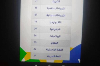الطالبة تالين صهيب تحصل على درجات في التربية الإسلامية والتربية المسيحية في امتحان الشهادة الابتدائية بولاية نهر النيل.