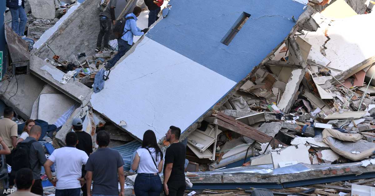 زلزال بقوة 7.4 درجة يضرب كولومبيا ويسجل أكثر من 130 قتيلاً و700 جريح