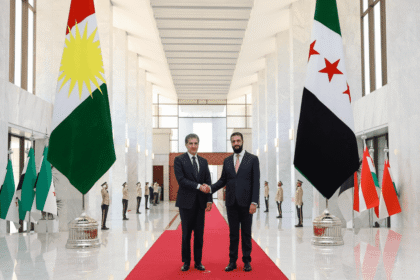 مباحثات شرع وبارزاني لـ تعزيز التعاون والتنسيق بين سوريا والعراق وإقليم كردستان العراق