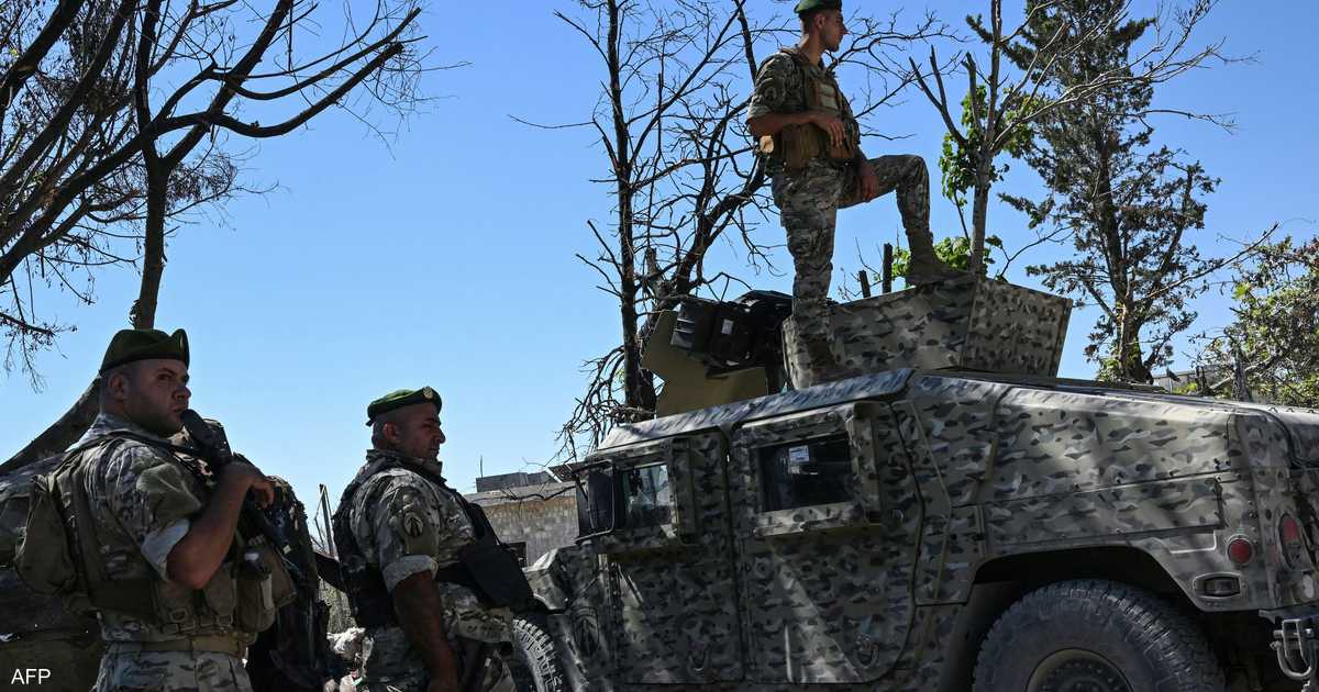 إصابة عسكريين لبنانيين بجروح في استهداف إسرائيلي جنوب البلاد