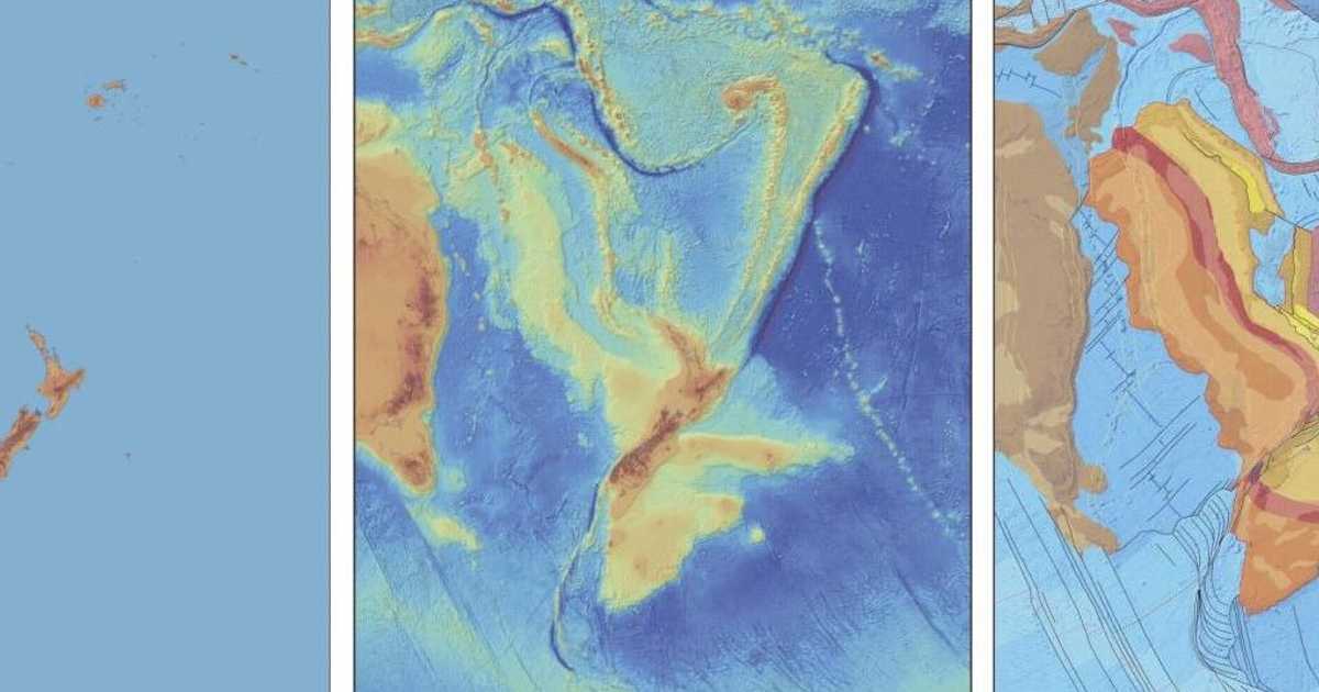 زيلانديا تكتسب صفة القارة الجيولوجية بعد استكمال خريطة حدودها المغمورة