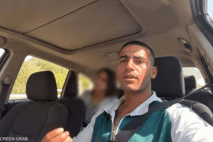 فتاة البيرة تُقبض عليها بعد اعتدائها على سائق وتلفيق اتهاماته في فيديو مسجل.