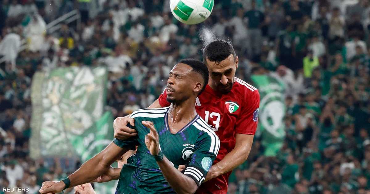 السعودية تنتصر على الكويت بهدف في كأس الخليج ويتصدر المجموعة