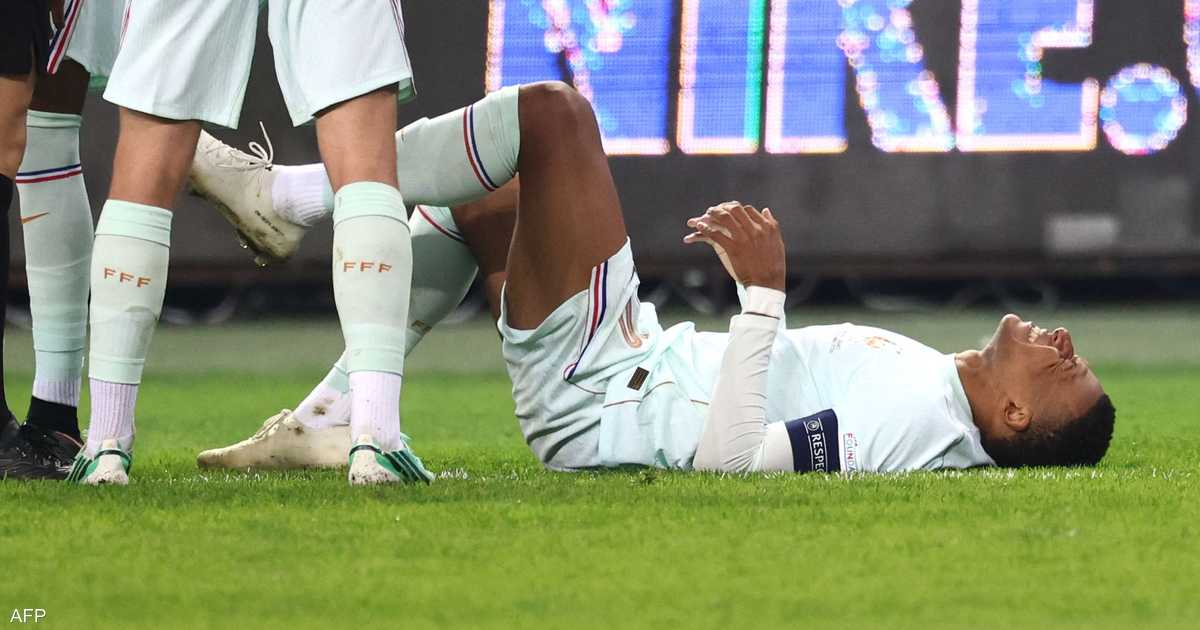 مبابي يعود للريال بعد إصابة بالركبة ويحتمل غيابه 10 أيام
