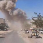 مقاتلات حربية تقصف نيالا مجدداً بصواريخ براميل واشتباكات عنيفة تحدث قتلى وجرحى في صفوف الدعم السريع.
