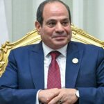 الرئيس المصري يؤكد على القضية الفلسطينية وحل الدولتين وحذير من التهجير المستمر.