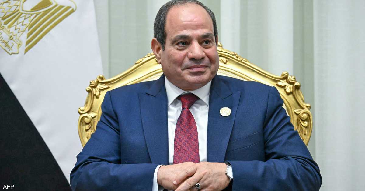 الرئيس المصري يؤكد على القضية الفلسطينية وحل الدولتين وحذير من التهجير المستمر.