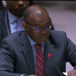 السفير الحارث إدريس يستخدم عبارة شسع نعل من كليب في رده على ممثل الإمارات بمجلس الأمن.