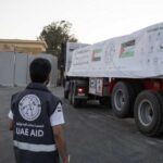 قوافل مساعدات وصلت إلى قطاع غزة لتلبية الاحتياجات الأساسية وتعزيز الاستجابة الإنسانية.