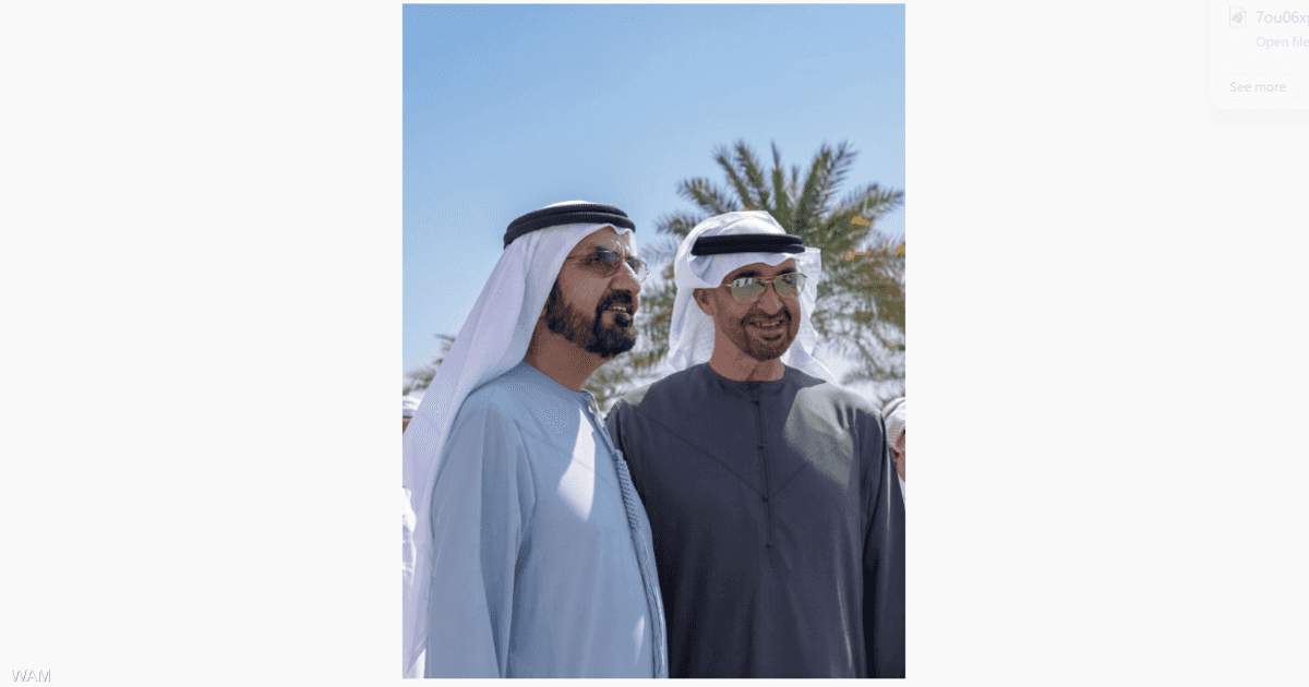رسائل بن راشد: خلاصة 60 عاماً من العمل العام في خدمة الوطن والأجيال القادمة