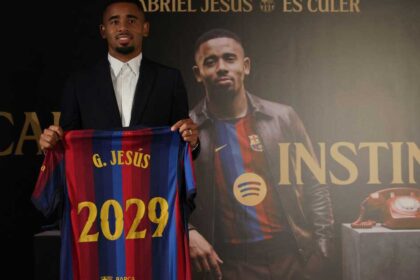 برشلونة يوافق على انتقال غابريال جيسوس من أرسنال مقابل 10 ملايين يورو