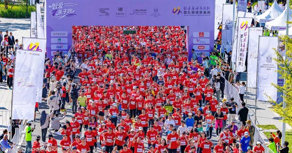 عودة سباق زايد الخيري إلى بكين بحضور 15 ألف مشارك و50 عداءً إماراتياً