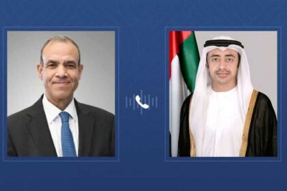 الشيخ عبد الله وبدر عبدالعاطي يبحثان تعزيز التعاون المشترك بين البلدين.