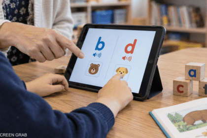 تطبيق ريدنغ دكتور أونلاين يساعد الأطفال على تحسين مهارات القراءة المبكرة.