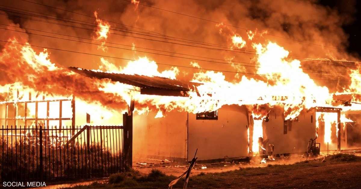 حريق يلتهم دار مسنين في الدولة اللاتينية ويصيب 10 أشخاص