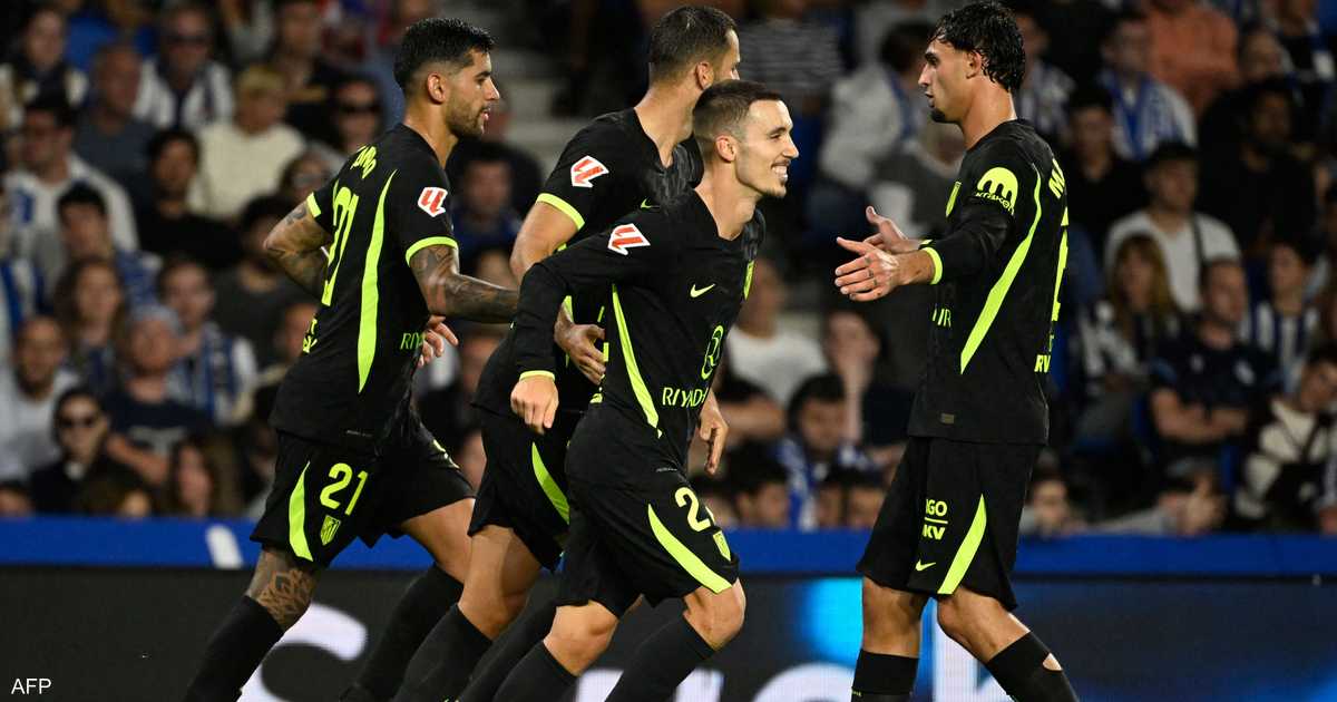 أتلتيكو مدريد يفوز ثميناً على ألافيس بهدفين في الدقايق الأخيرة ويتقدم للمركز الرابع في الدوري الإسباني