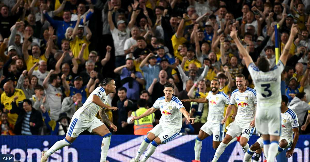 ليدز يفوز على نيوكاسل 4-1 ويحافظ على المركز الثالث في ترتيب الدوري الإنجليزي الممتاز.