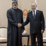 الشيخ خالد بن محمد بن زايد والرئيس بوتين يبحثان العلاقات الثنائية ومخرجات قمة بريكس