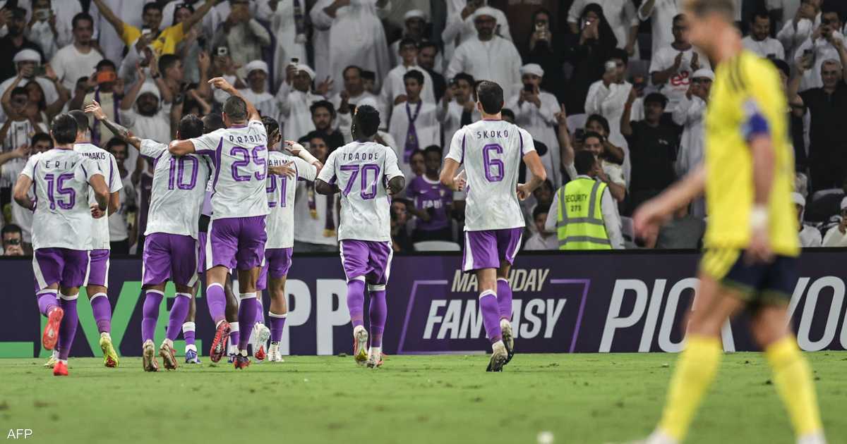 العين يفوز على النصر 4-0 في عودة فاتحة لدوري أبطال آسيا