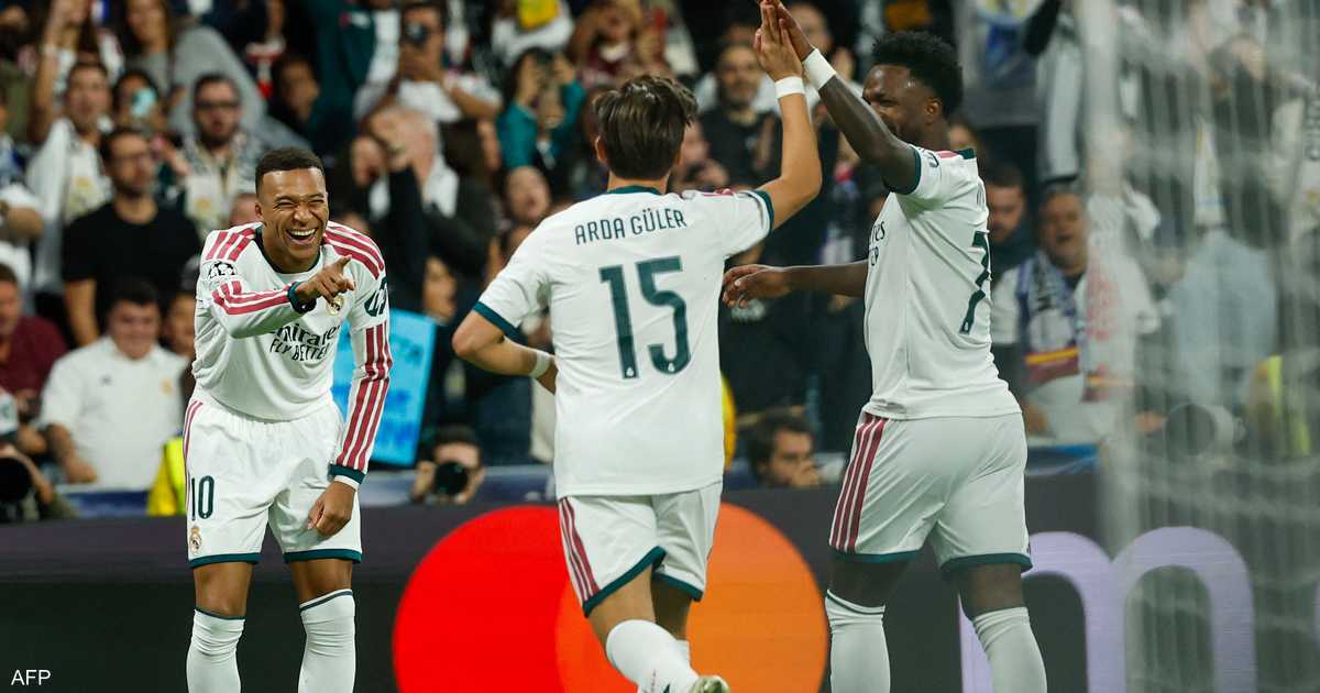 ريال مدريد يفوز على لايبزيغ 4-2 في دوري أبطال أوروبا ويحافظ على سجله الخالي من الهزائم